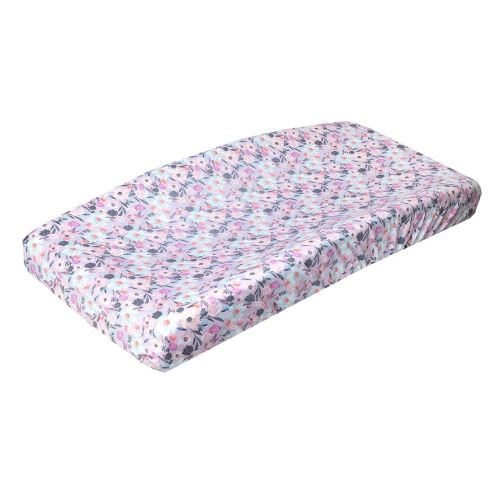Copper Pearl Premium Knit Changing Pad Cover Soft, Stylish, and Universal Fit for All Standard Diaper Changing Pads, Trendy Design Changing Pad Covers, Morgan