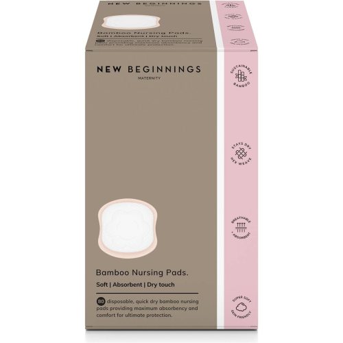 New Beginnings Bamboo Nursing Pads  80 pack