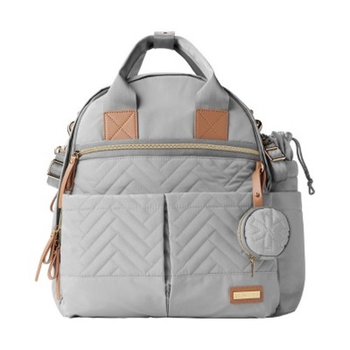 Skip Hop Suite Diaper Bag Backpack Set - 6pc - Dove