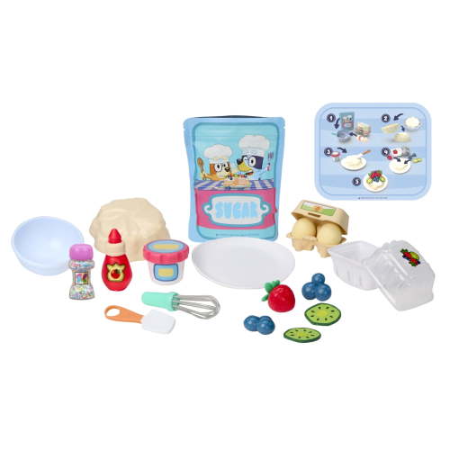 Little Tikes Creative Chefs Bluey Pavlova Kit, with Make-It Mix Play Sand, Ages 3+