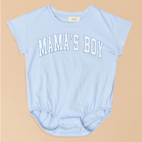 Mamas Boy Tee Bubble in Blue | Tullabee