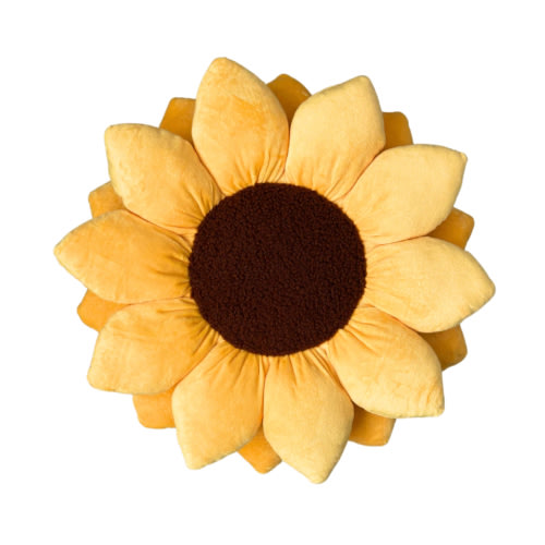 Sunflower Pillow - Golden Yellow