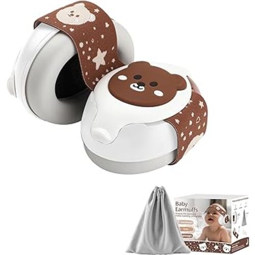 Baby Ear Muffs,25dB Infant Noise Cancelling Headphones for Babies 0-36 Months with Adjustable Headband Infant Ear Protection,Ideal Baby Travel Essentials for Outdoor,Sleep,Airplane & Music Festivals