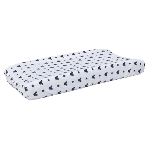 NoJo Disney Mickey Mouse Hello World Stars Super Soft Changing Pad Cover