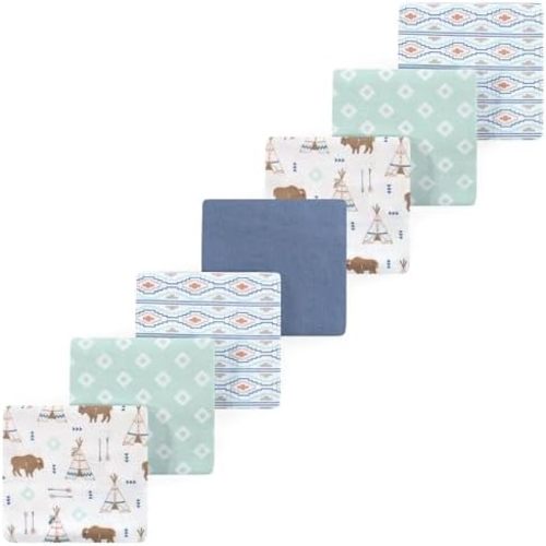 Luvable Friends Little Treasure Flannel Receiving Blankets 7pk