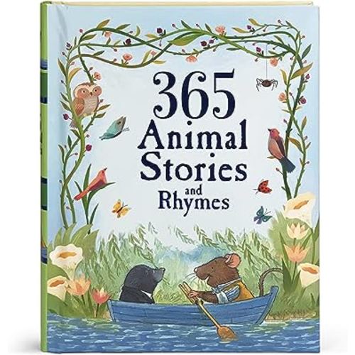 365 Animal Stories and Rhymes: Short Nursery Rhymes, Fairy Tales and Bedtime Collections for Children (Children's Padded Storybook Treasury)