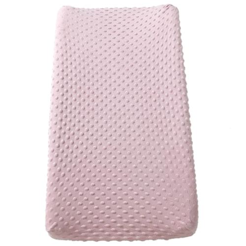 Changing Pad Cover Super Soft Dots Skin-Friendly Breathable Wipeable Changing Table Sheets for Baby Boy and Baby Girl (Blushing Bride)