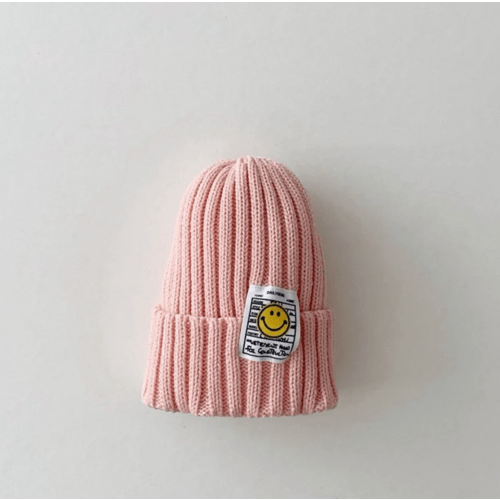 Smiley Patch Beanie