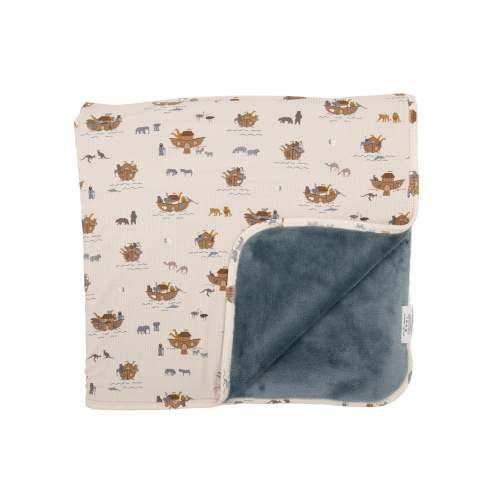 Noah's Ark Small Ribbed Toddler Blanket – Brave Little Ones