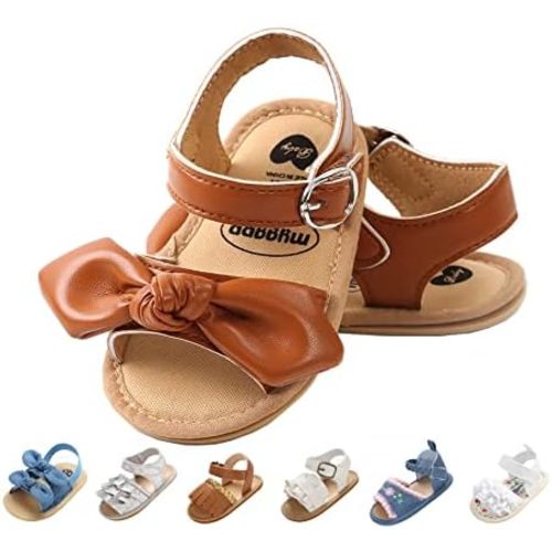 Baby Girls Sandals Summer Shoes Outdoor First Walker Toddler Girls Shoes for Summer
