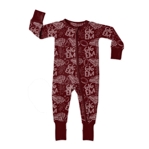 Gig Em! Zipper Sleeper
