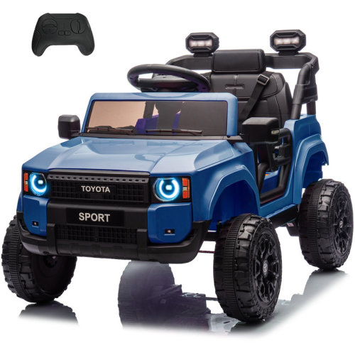 NEECHIPRO Licensed Toyota Land Cruiser 12v Battery Powered Kids Ride On Car Toy With Remote Control | Wayfair