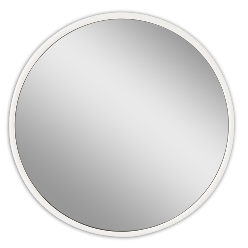 Mainstays 18" x 18" White Modern Wall Mirror