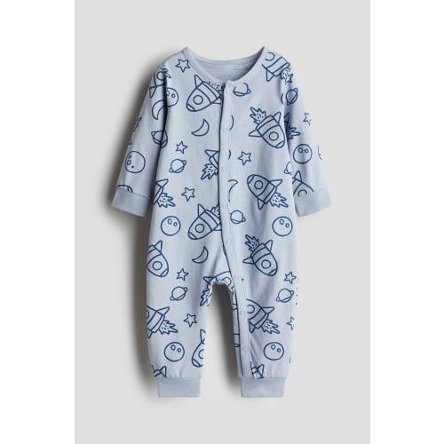 PATTERNED PAJAMA JUMPSUIT
