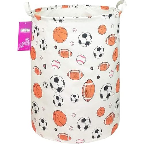Laundry Hamper - Large Canvas Fabric Lightweight Waterproof