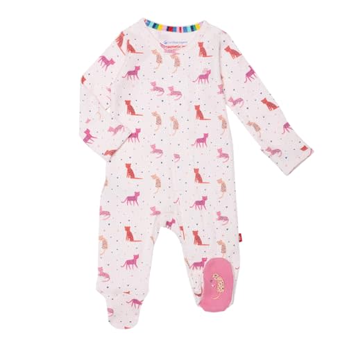 Magnetic Me 100% Organic Cotton Magnetic Baby Footie Pajamas | Super Soft Organic Cotton Fabric | Available in PRE - 24M