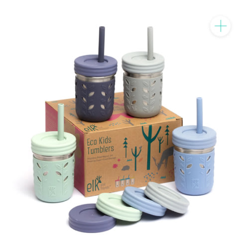 Stainless Steel 10oz Drinking Tumblers + Food Storage