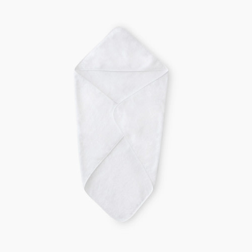 Weezie Baby Hooded Towel - White