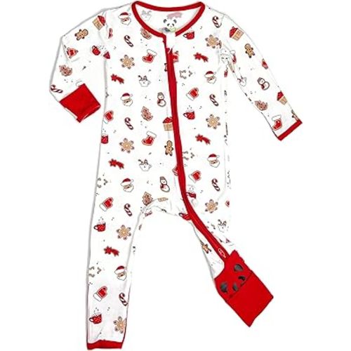 Bellabu Bear Convertible Footies for Baby Boys & Baby Girls, Family Matching Pajamas, Rayon from Bamboo