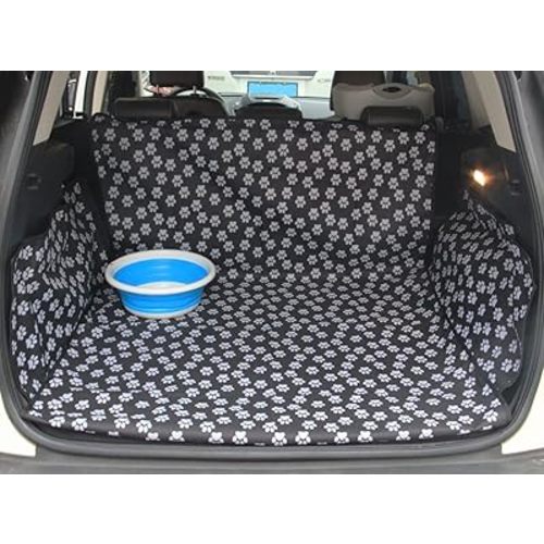 Pet Dog Trunk Cargo Liner - Oxford Car SUV Seat Cover - Waterproof Floor Mat for Dogs Cats - Washable Dog Accessories