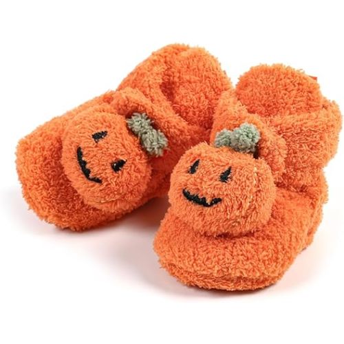 Ohwawadi Infant Baby Slippers Girls Boys Booties Warm Baby Socks Shoes Newborn Crib Shoes Baby Footwear Prewalkers