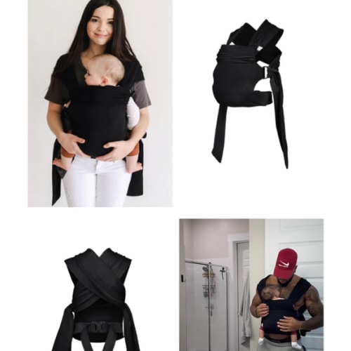 Lalabu Simple Baby Wrap | Forget The Complex Baby Sling Wrap, Grab a Simple No-Tie, Comfortable & Easy-to-Use Lalabu Baby Wearing Wrap | Infant Baby Carrier Wrap for 3 Months - 2 Years