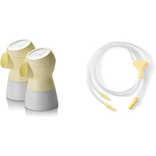 Medela Sonata Spare Parts Kit with 2 Connectors, 2 Caps, 2 Valves, 2 Membranes and Sonata Replacement Tubing for Breast Pump