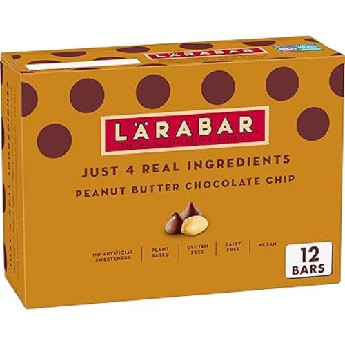 Larabar Peanut Butter Chocolate Chip, Gluten Free Fruit & Nut Bar, 12 Ct