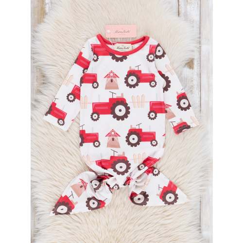 Red Tractor Tales Knot Gown