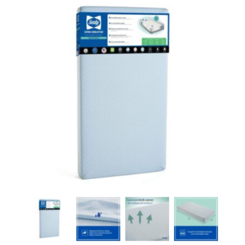 Sealy Omni-Breathe Crib Mattress | Toddler Bed Mattress | Sealy