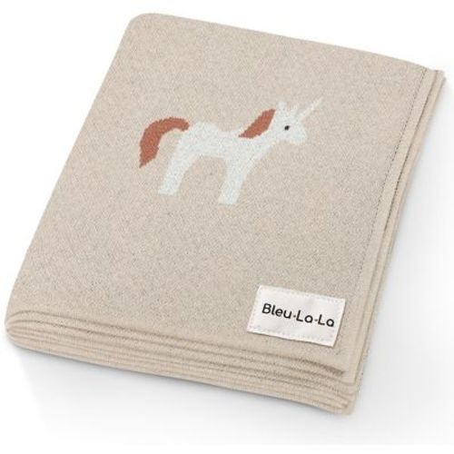 Bleu La La 100% Luxury Cotton Soft Knit Swaddle Baby Blanket for Blanket for Newborns and Infants Boys and Girls - Rainbow - Pink