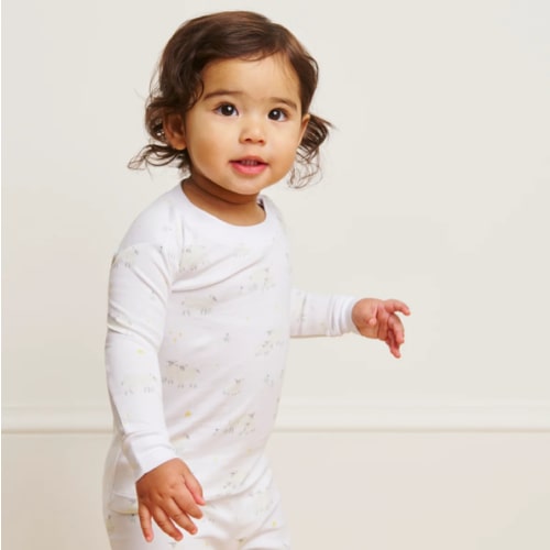 LAKE | Baby | Pima Cotton Pajamas | Baby Long-Long Set in Sleepy Sheep