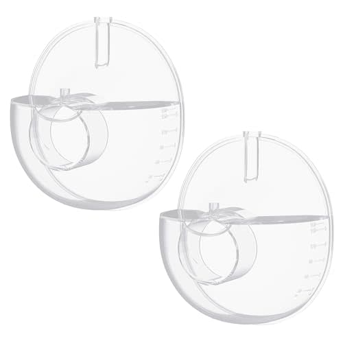 2pcs Collector Set Compatible with Momcozy M5 Breast Pump, Replacement Pump Parts Accessories Compatible for M5 Momcozy