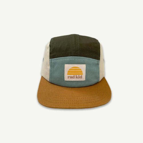 Rad Kid Spliced 5 Panel Cap - Khaki