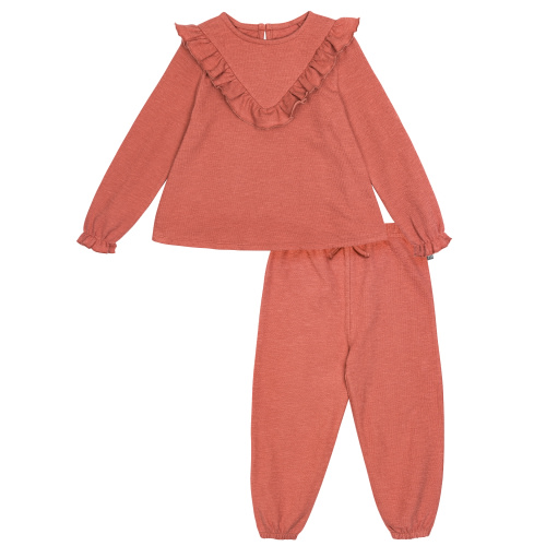 Modern Moments by Gerber Toddler Girl V-Neck Ruffle Top and Pant Set, 2-Piece, Sizes 12 Months - 5T