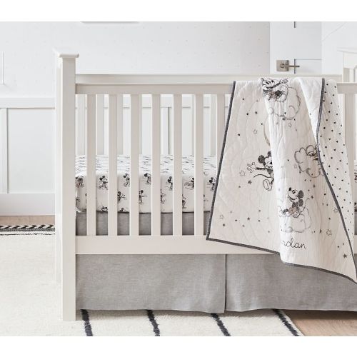Belgian Flax Linen Crib Skirt