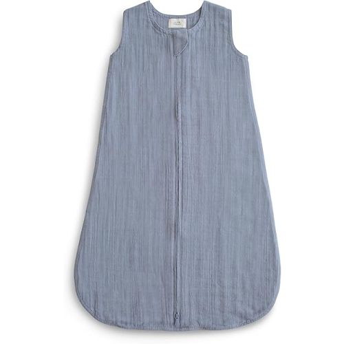 mushie Baby Wearable Blanket | 100% Organic Cotton Muslin | Sleeping Bag For Infants (Tradewinds)