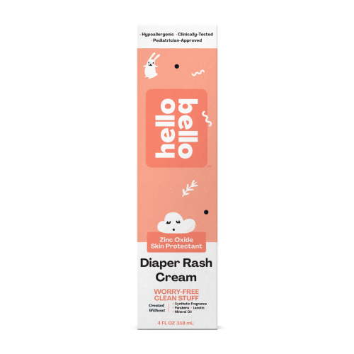 Hello Bello Diaper Rash Cream, Hypoallergenic & Soothing with Zinc Oxide for Infants, 4 oz HSA/FSA Eligible