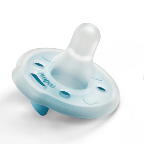 babypace breast-like pacifier single - lagoon | mōmi