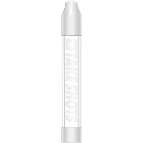 Half Take V2 - Shot Holder & Straw for Drinks & Chasers - Experience Shots On The Go - 0.5oz (Arctic White)