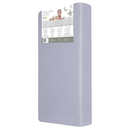 Dream On Me, Crib & Toddler Mattress, Fits Full Size, Breathable Foam