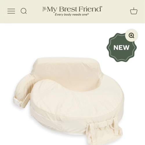 Super Deluxe Oat Nursing Pillow with 100% Organic Cotton Cover