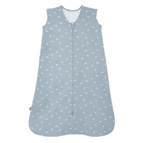 HALO SleepSack, 100% Cotton Wearable Blanket, Swaddle Transition Sleeping Bag, TOG 0.5, Birds, Medium, 6-12 Months