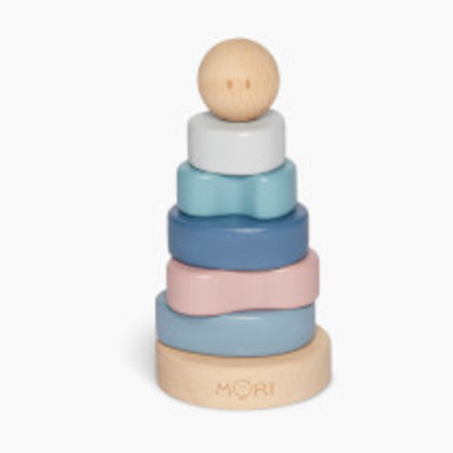 MORI Wooden Stacking Rings - Rainbow