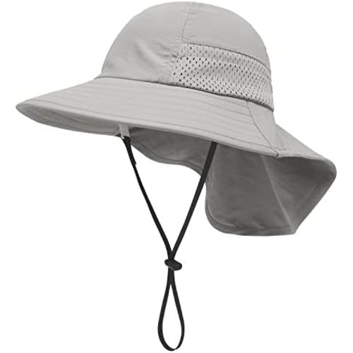 Baby Sun Hat UPF 50+ Toddler Wide Brim Beach Hats for Boys Girls 0-6 Years