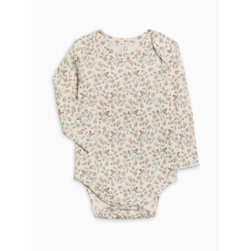 Yuma Floral / Teal + Taupe / 3-6M