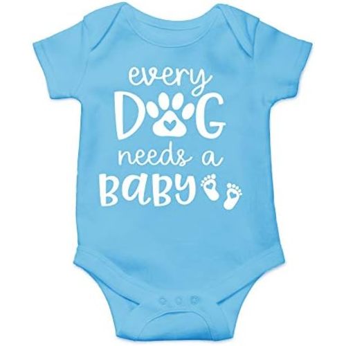 CBTwear Every Dog Needs a Baby - Baby Clothes - Funny Newborn Bodysuit Outfits for Boys and Girls