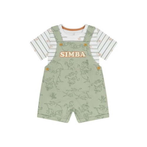 Lion King Simba Baby Boy Shortall Set, Sizes 0/3 Months-24 Months