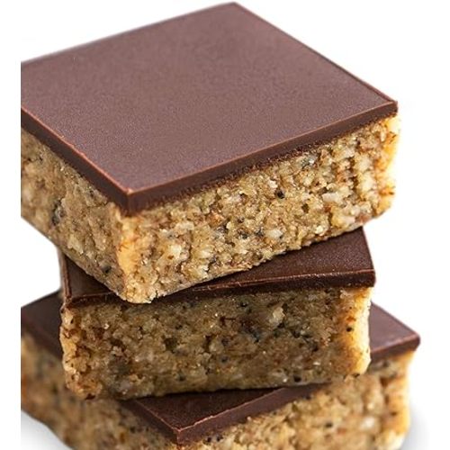 Mrs. Patel's Lactation Treats, Indian Spiced bars, Chocolate-topped, Maximum Strength, Handcrafted and Made Fresh, Featuring Premium Ayurvedic Ingredients including Fenugreek (1 Box)