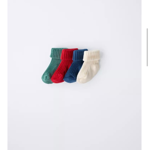FOUR-PACK OF SOCKS IN VARIOUS COLORS - Blue | ZARA United States